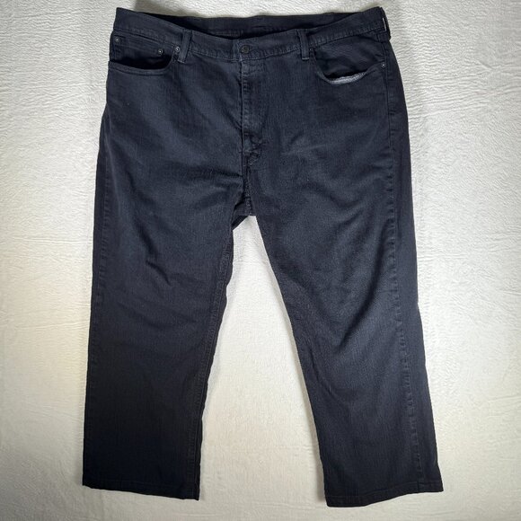 Vtg Levis 540 Relaxed Jeans with Black Label W42 L32 - Picture 1 of 8